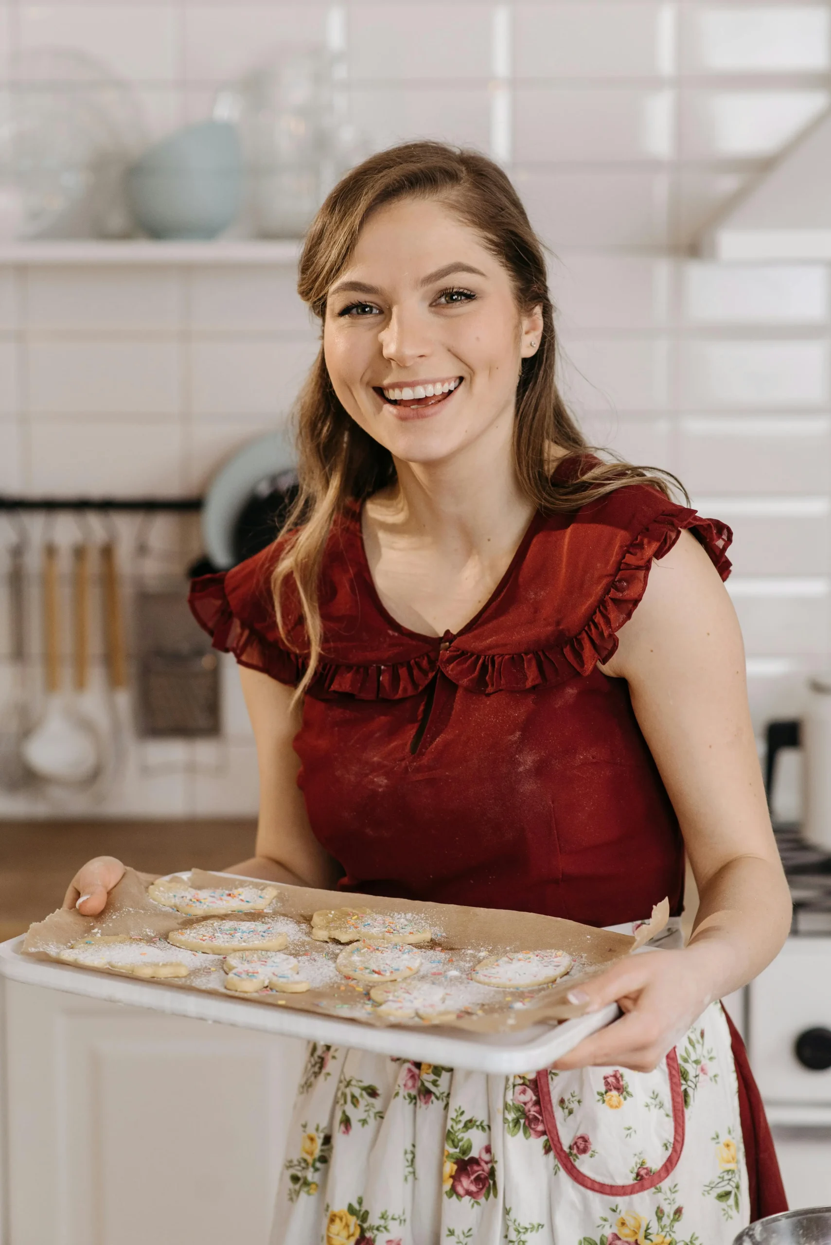 Elodie in kitchen