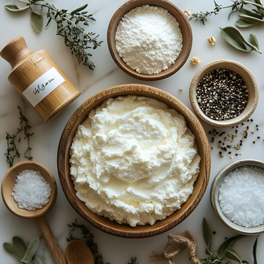 Ingredients for 2-ingredient high-protein bagel recipe including self-raising flour and Greek yogurt