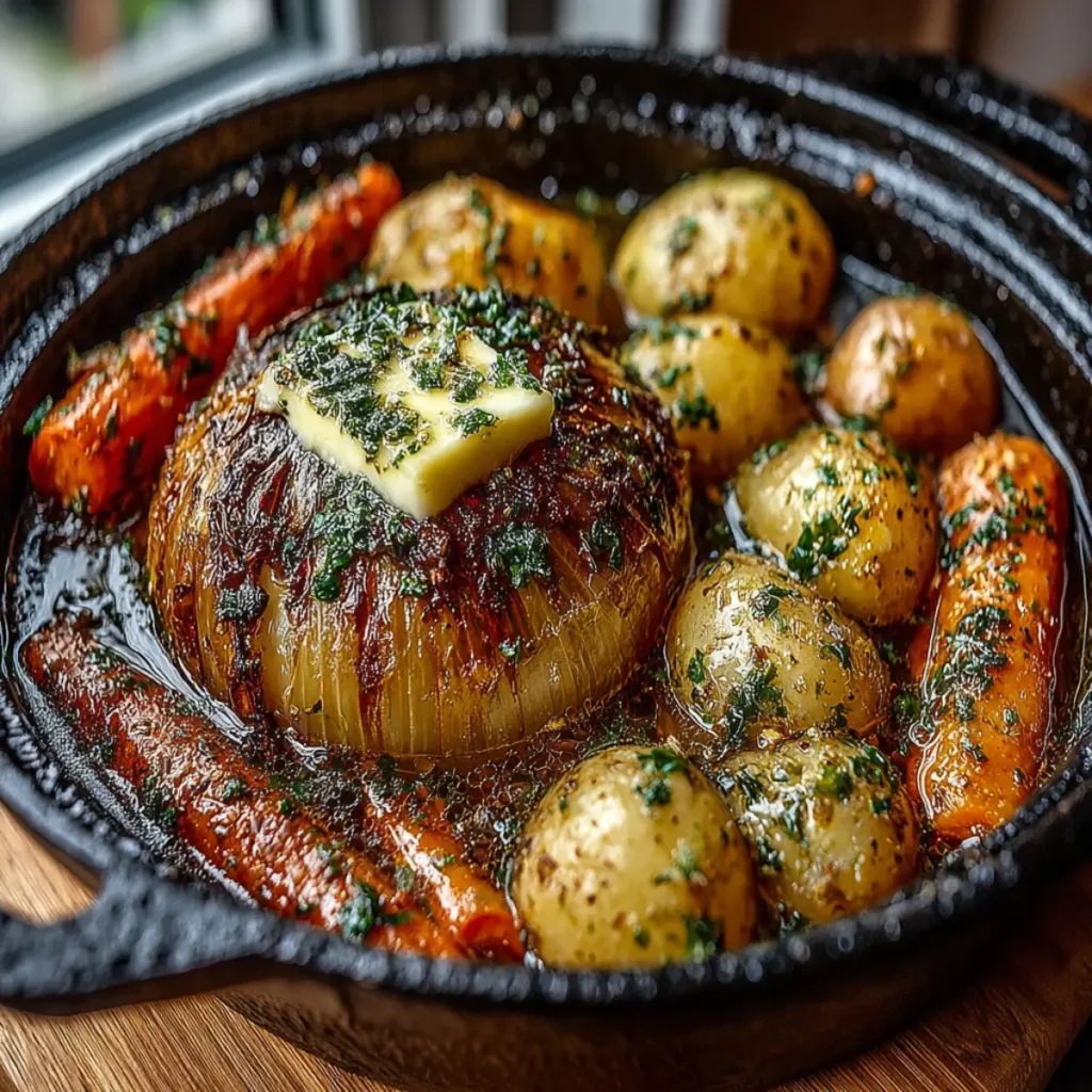 One-pot onion boil recipe in Dutch oven