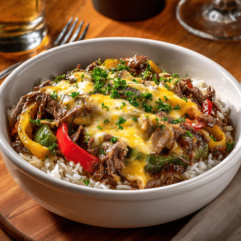 easy ground beef meal prep recipes Philly cheesesteak