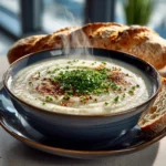 Potato leek soup for cheap retro soups meal prep